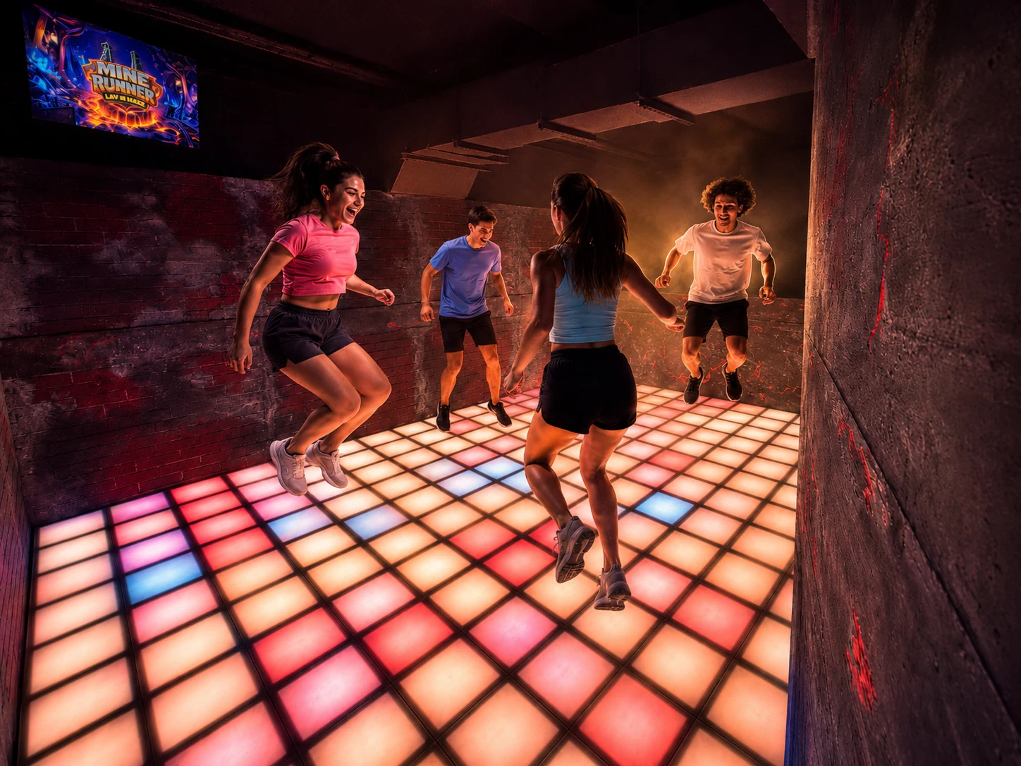MineRunner – interaktiver LED-Spielfloor in Dorsten