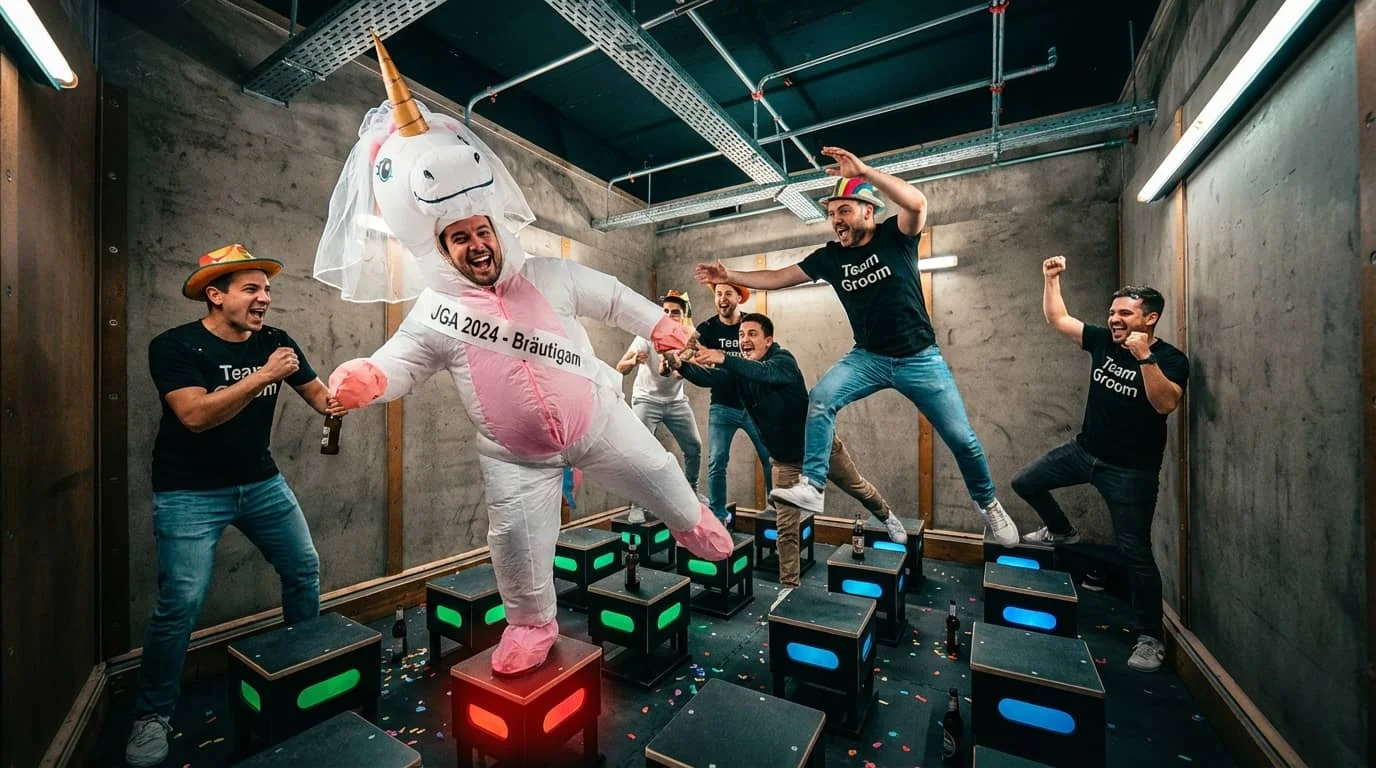 Junggesellenabschied in der Mining Adventure World Dorsten