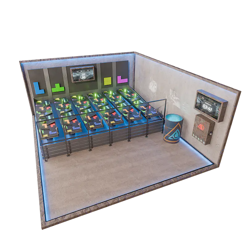 Mission Highlight Bars in der Agent Factory Hamm – Raum-Ansicht