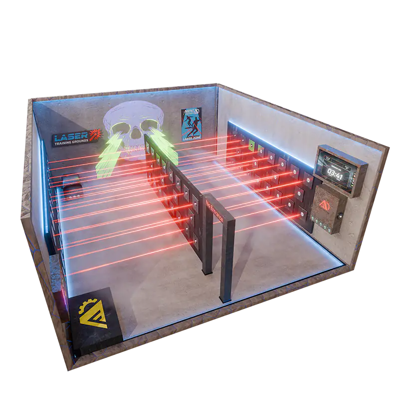 Mission Laser Dance in der Agent Factory Dorsten – Raum-Ansicht