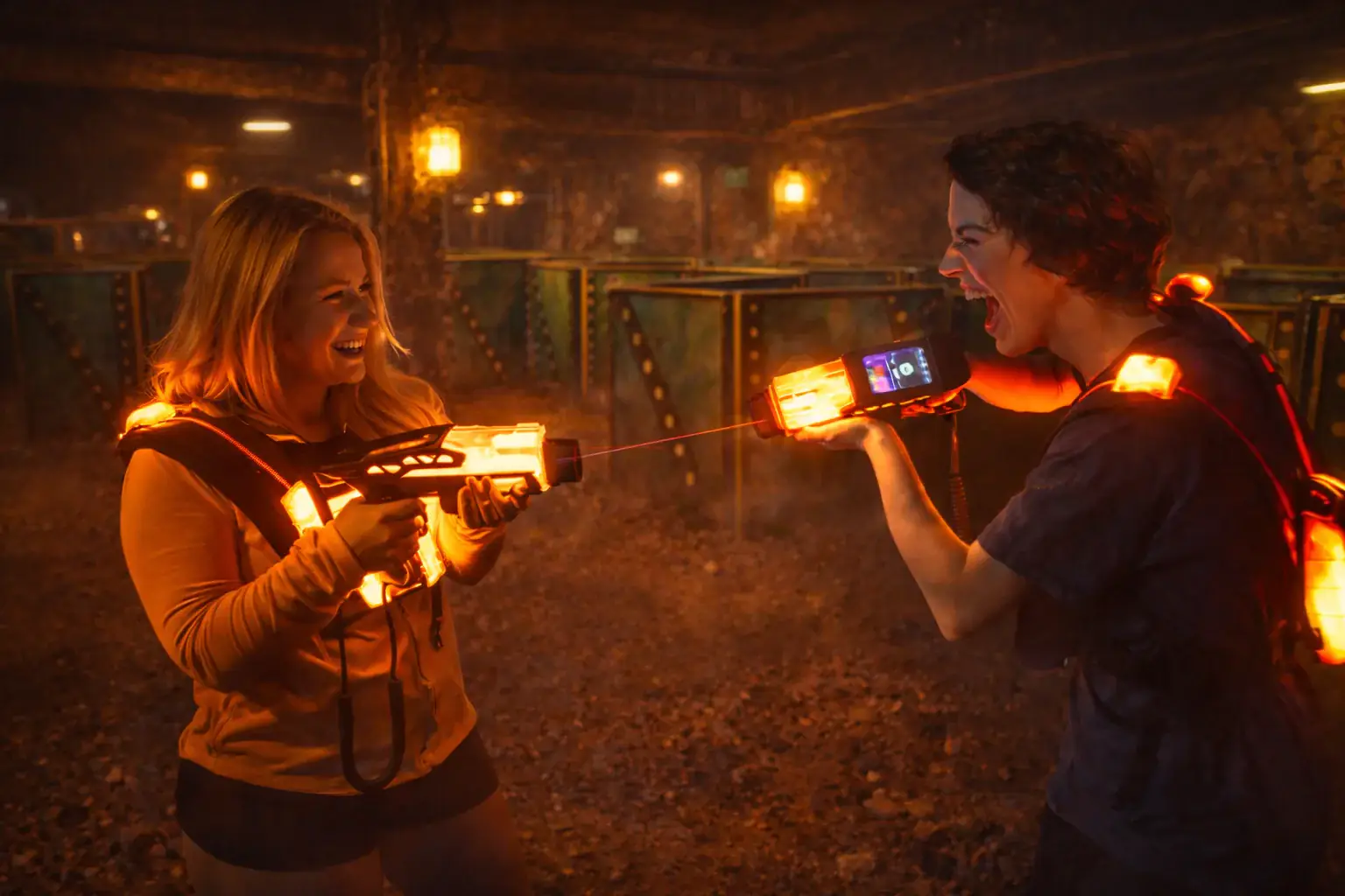 LaserTag Action beim Geburtstag in Hamm
