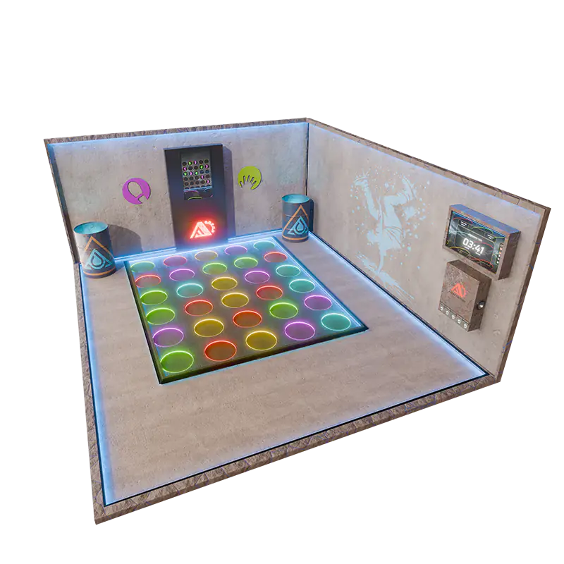 Mission Light Step in der Agent Factory Hamm – Raum-Ansicht