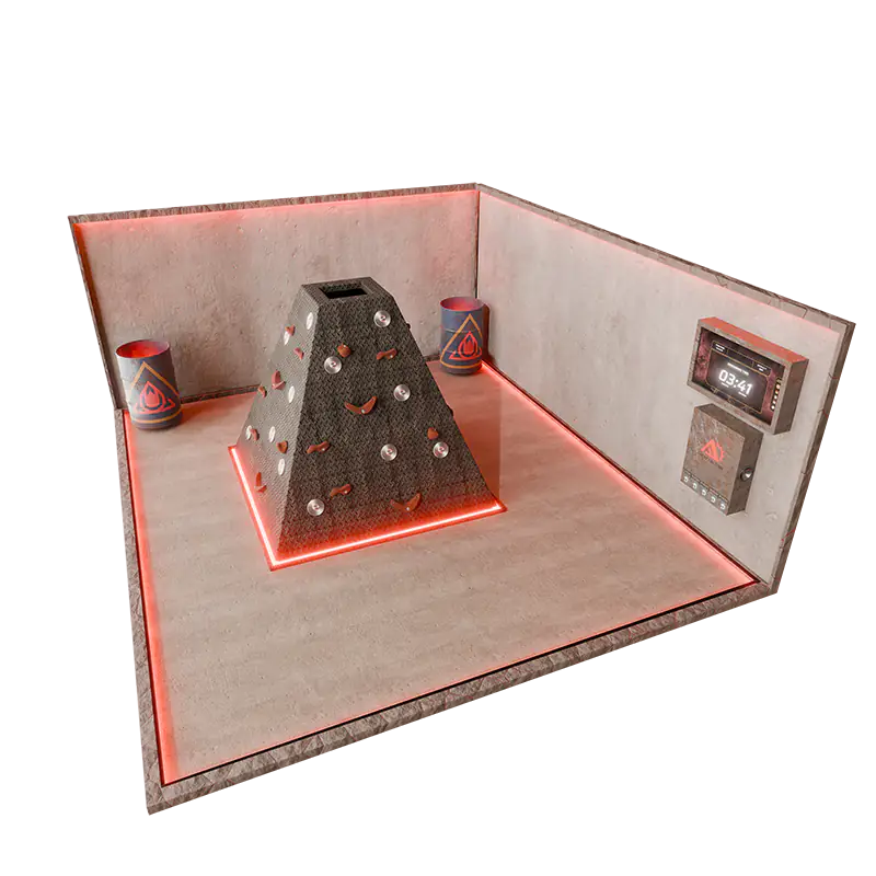 Mission Pyramids in der Agent Factory Dorsten – Raum-Ansicht