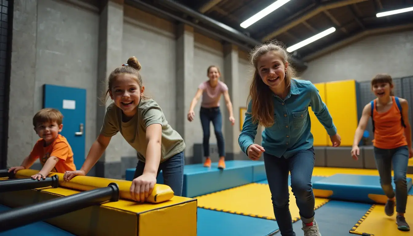 Gemeinsamer Abschluss beim Klassenausflug in der Mining Adventure World